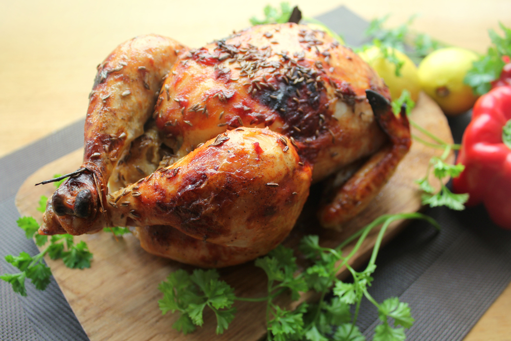 How to grill a whole chicken