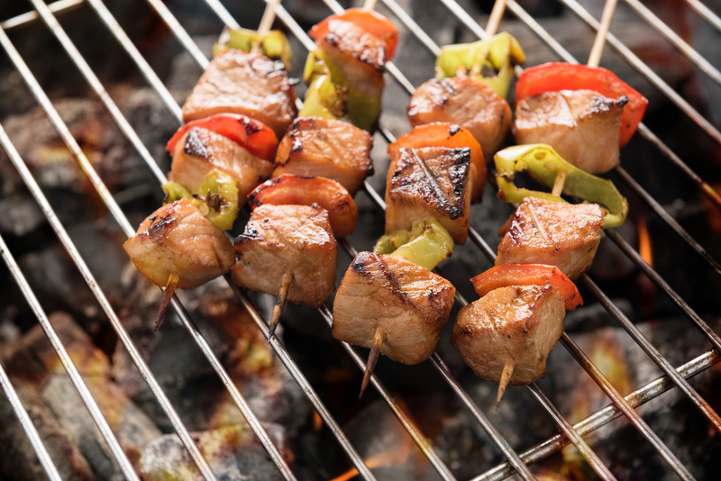 Cooking meat at high heat